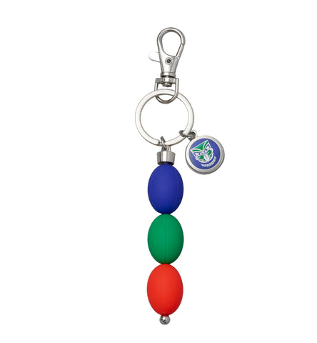 New Zealand Warriors NRL 3 Ball Charm Keyring