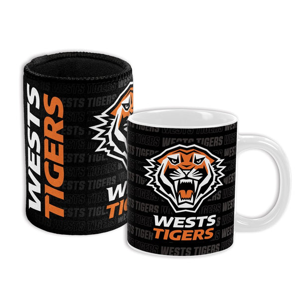 Wests Tigers NRL Mug and Can Cooler