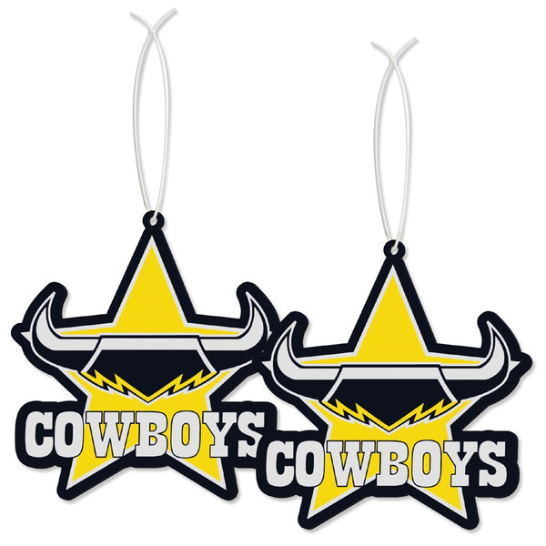 North Queensland Cowboys NRL Set of 2 Air Freshers