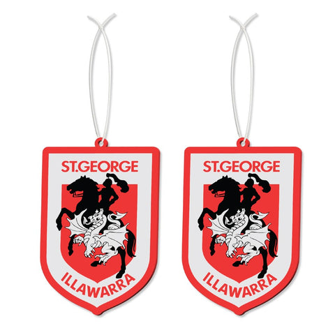 St George Dragons NRL Set of 2 Air Freshers