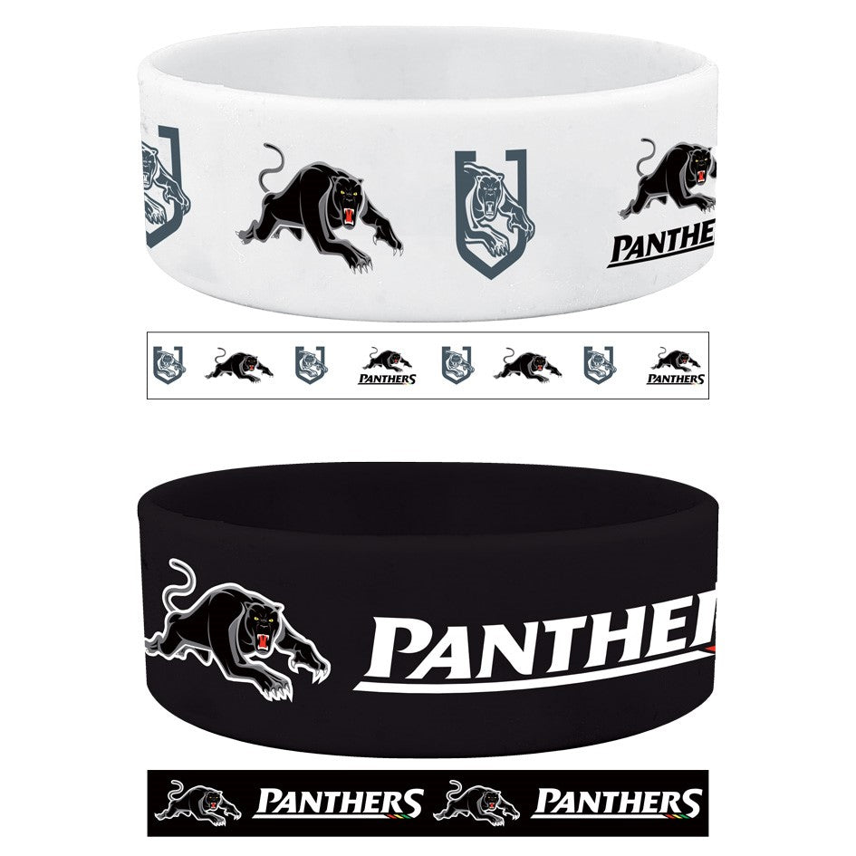 thumbnail image 2 of Carolina Panthers NFL Gear - 2 Pack Rubber Wristbands (Official Team Colors) 2 of 6