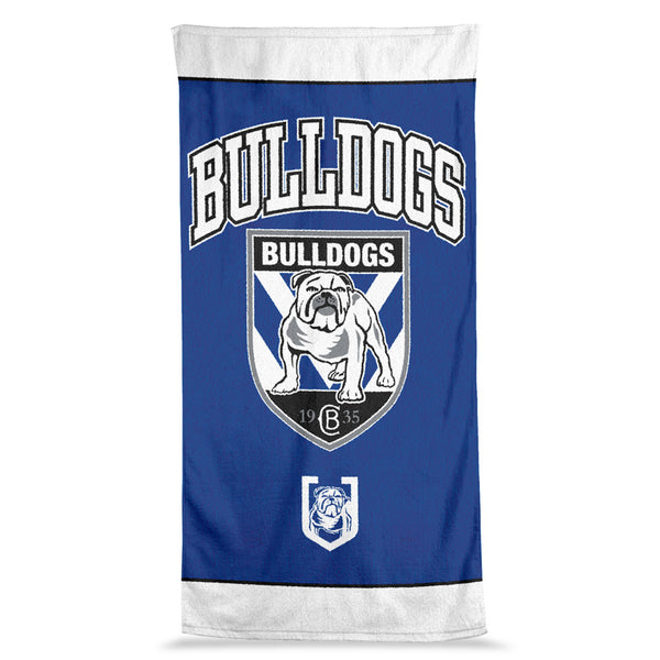 Canterbury Bulldogs NRL Jumbo Beach Bath Towel