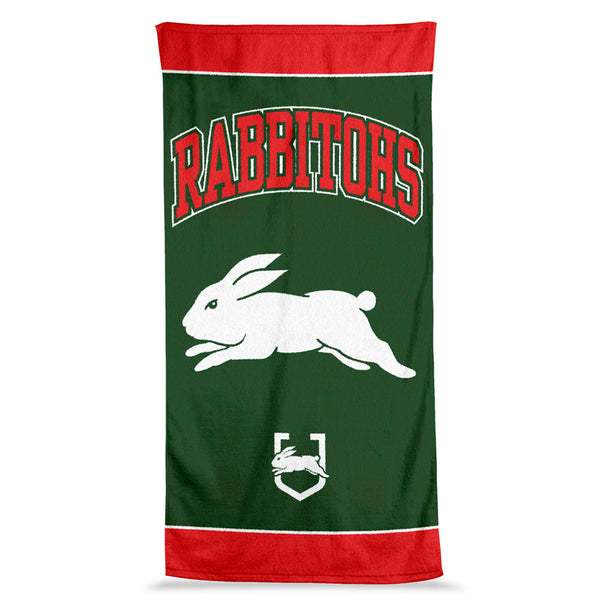 South Sydney Rabbitohs NRL Jumbo Beach Bath Towel
