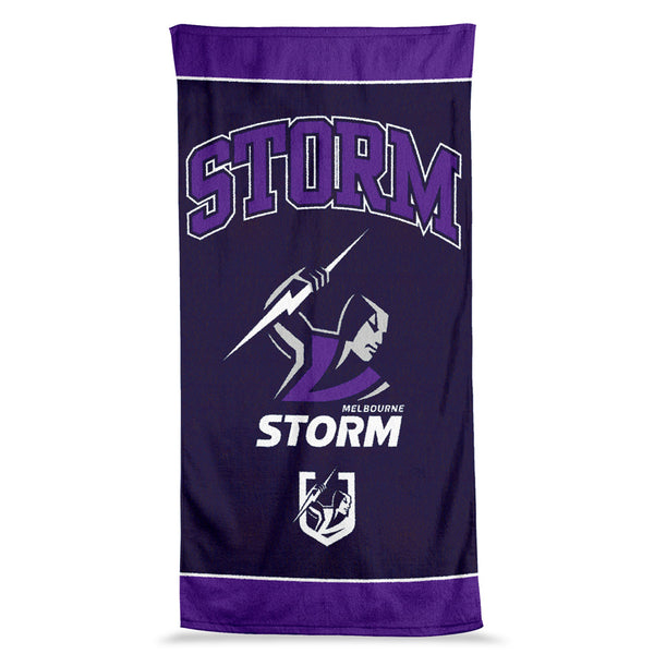 Melbourne Storm NRL Jumbo Beach Bath Towel