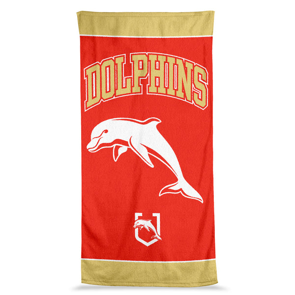 Redcliffe Dolphins NRL Jumbo Beach Bath Towel