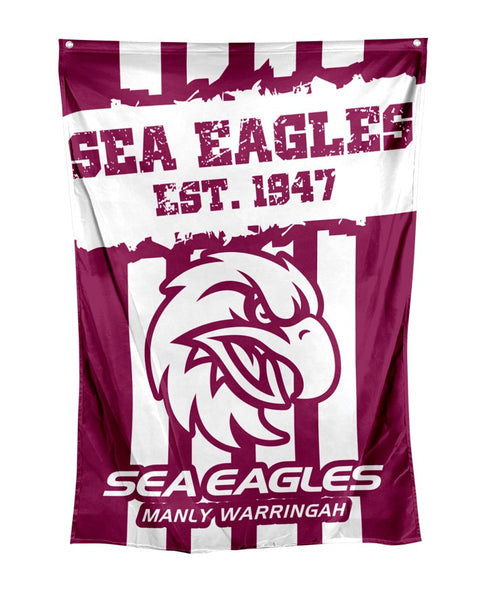 Manly Sea Eagles NRL Large Wall Cape Flag