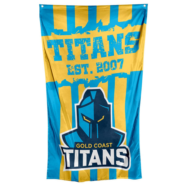 Gold Coast Titans NRL Large Wall Cape Flag