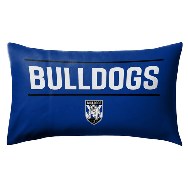 Canterbury Bulldogs NRL Logo Pillow Case