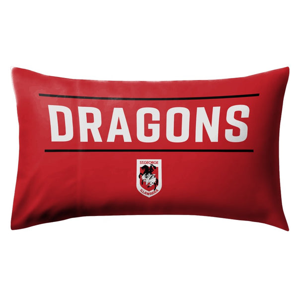 St George Dragons NRL Logo Pillow Case