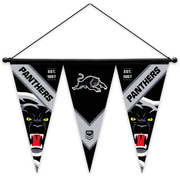 Penrith Panthers NRL Set of 3 Felt Wall Pennant