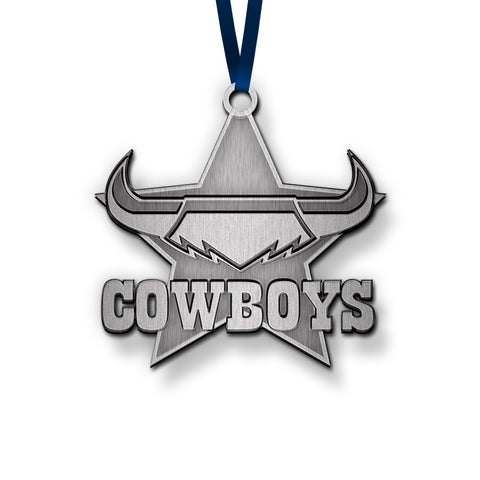 North Queensland Cowboys NRL Metal Ornament