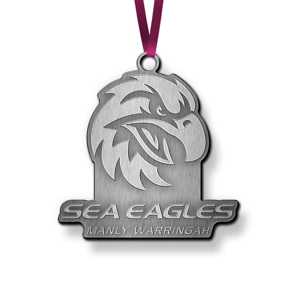 Manly Sea Eagles NRL Metal Ornament