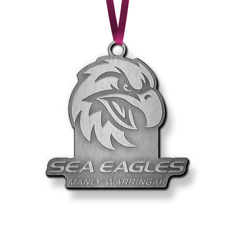 Manly Sea Eagles NRL Metal Ornament