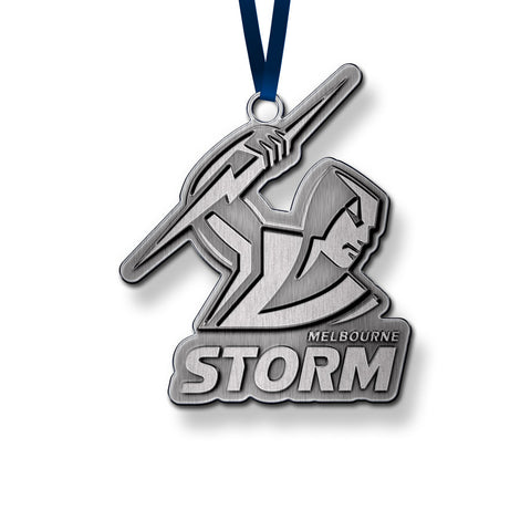 Melbourne Storm NRL Metal Ornament