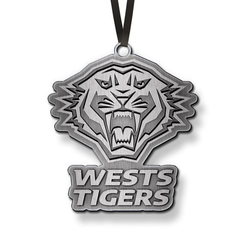 Wests Tigers NRL Metal Ornament