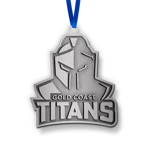 Gold Coast Titans NRL Metal Ornament
