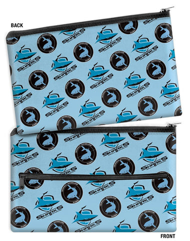 Cronulla Sharks NRL Large Pencil Case