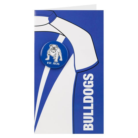 Canterbury Bulldogs NRL Jersey Badge Card