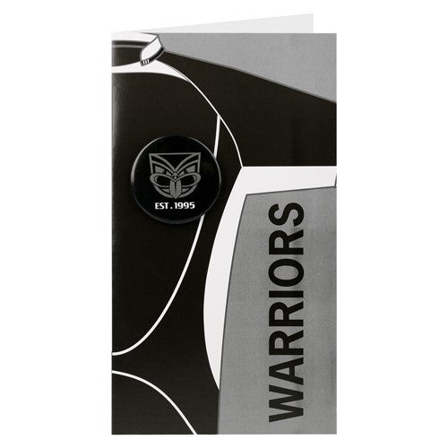 New Zealand Warriors NRL Jersey Badge Card
