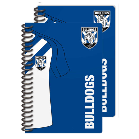 Canterbury Bulldogs NRL Set of 2 Notebooks A5