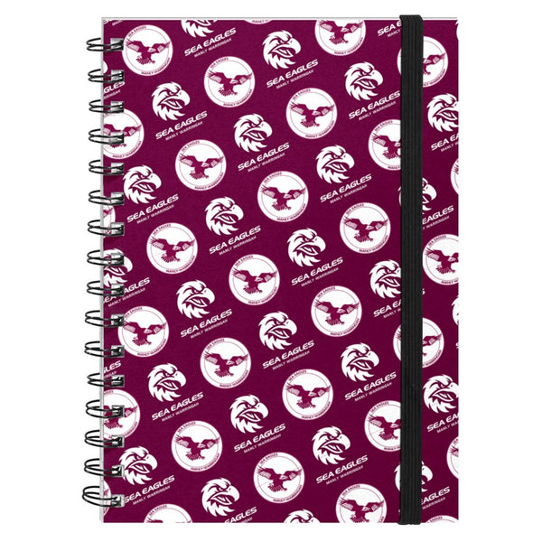 Manly Sea Eagles NRL A5 Hardcover Notebook