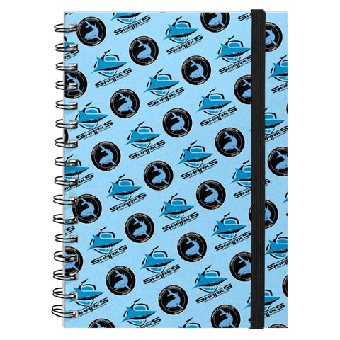 Cronulla Sharks NRL A5 Hardcover Notebook