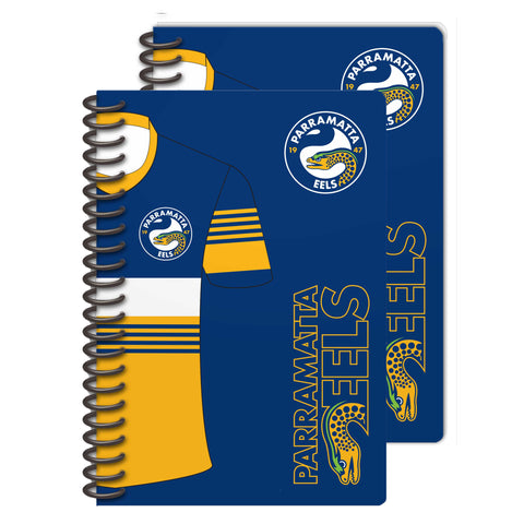 Parramatta Eels NRL Set of 2 Notebooks A5