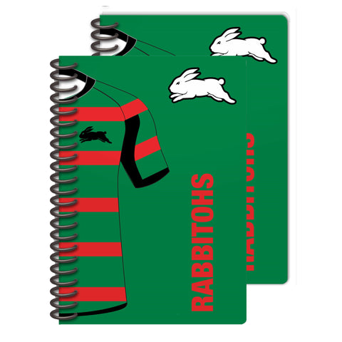 South Sydney Rabbitohs NRL Set of 2 Notebooks A5