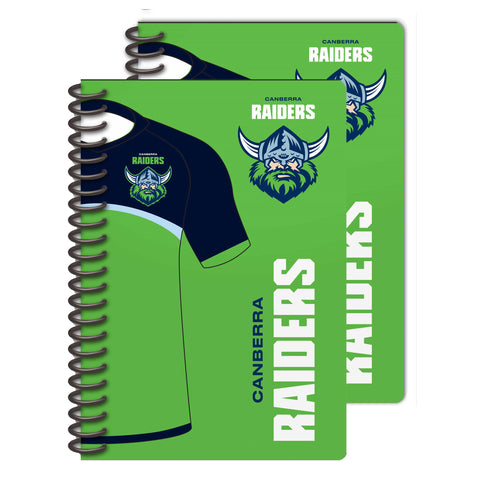 Canberra Raiders NRL Set of 2 Notebooks A5