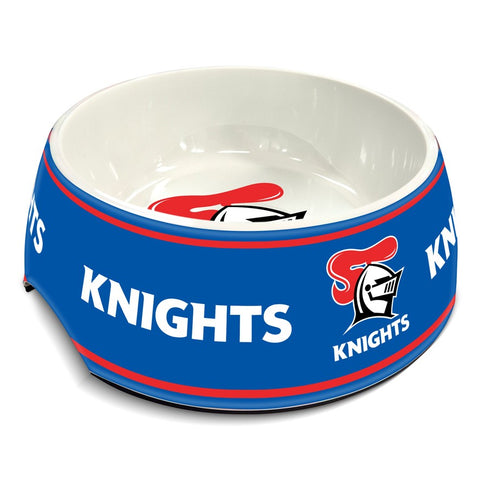 Newcastle Knights NRL Pet Food Melamine Bowl 710ml