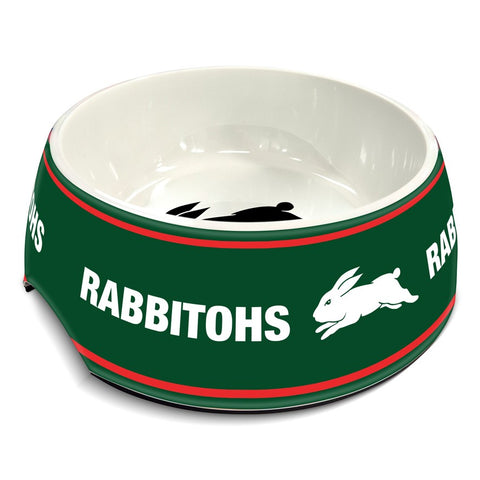 South Sydney Rabbitohs NRL Pet Food Melamine Bowl 710ml