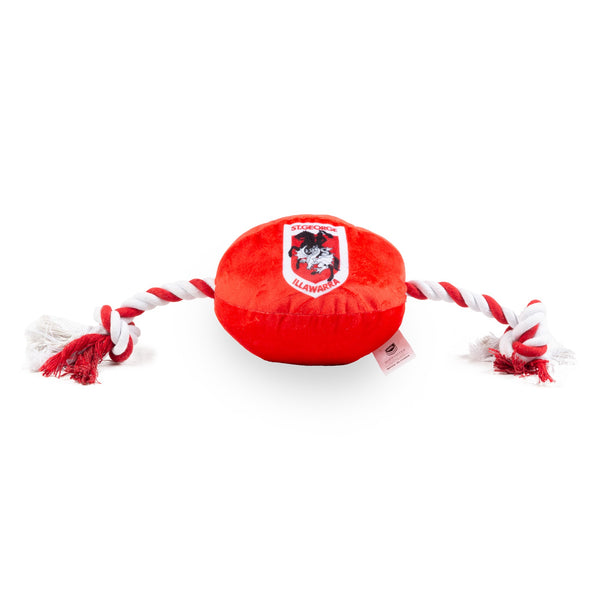 St George Dragons NRL Dog Ball Rope Toy