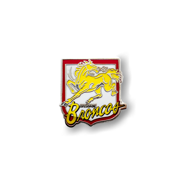 Brisbane Broncos NRL Heritage Lapel Pin Metal Badge