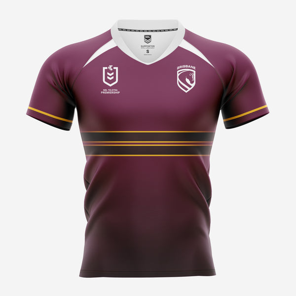 Brisbane Broncos NRL Mens Adults Replica Jerseys