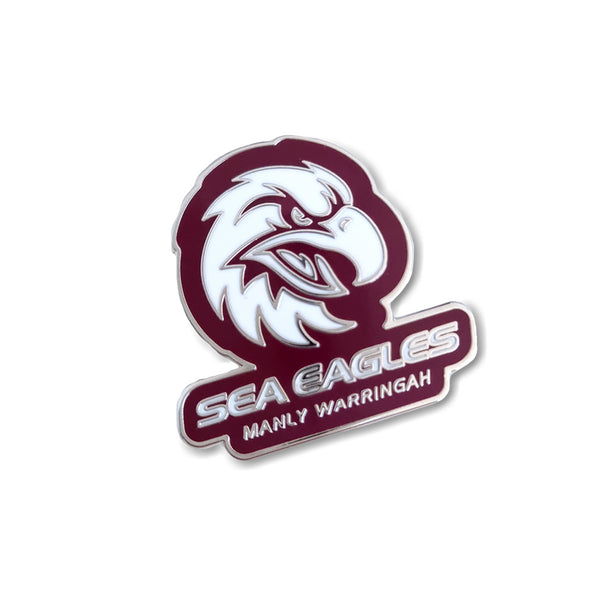 Manly Sea Eagles NRL Logo Metal Pin Badge