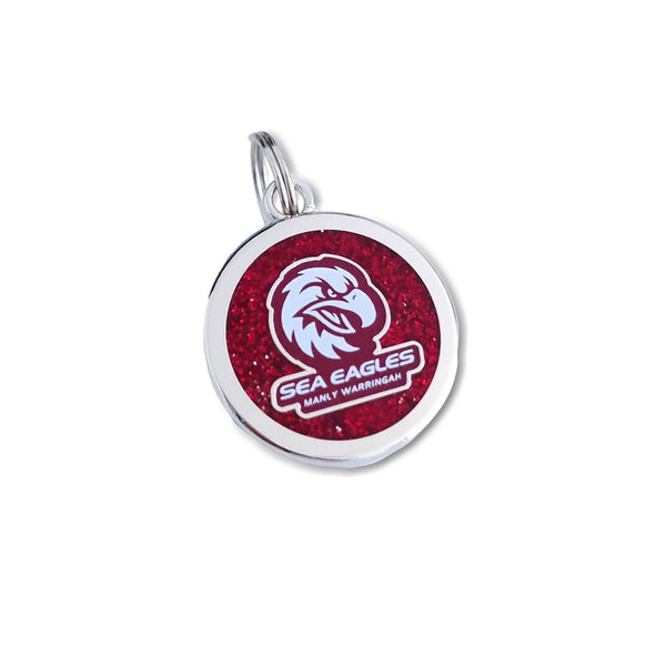 Manly Sea Eagles NRL Pet Tag Keyring Disc