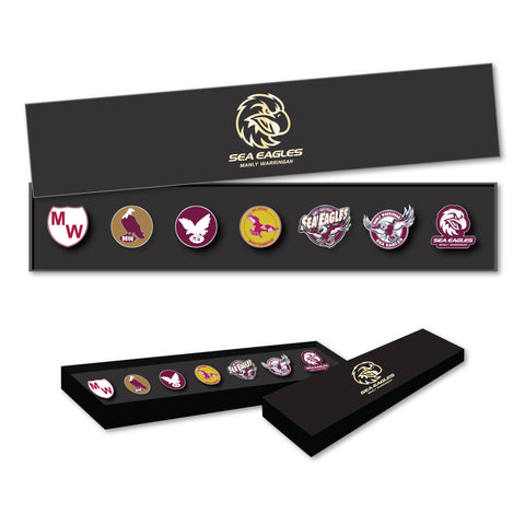 Manly Sea Eagles NRL Evolution Lapel Pin Badge Collectors Set