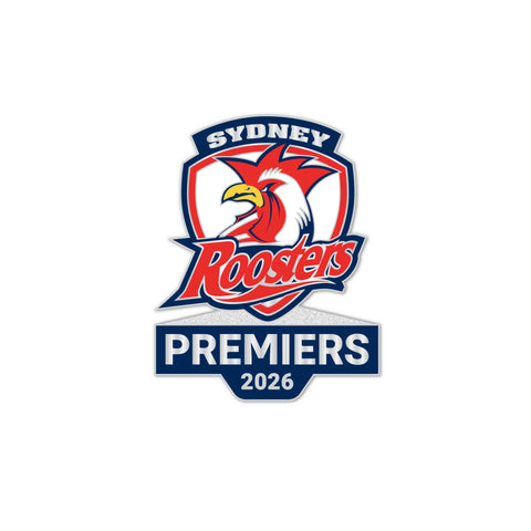 PREORDER - Sydney Roosters NRL 2026 Premiers Premiership Logo Pin
