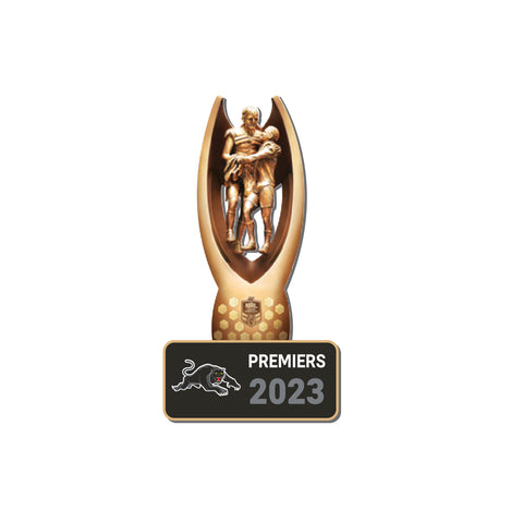 Penrith Panthers NRL 2023 Premiers Premiership 3D Trophy Pin