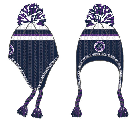 Melbourne Storm NRL Mens Adults Novelty Pom Pom Beanie