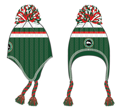 South Sydney Rabbitohs NRL Mens Adults Novelty Pom Pom Beanie