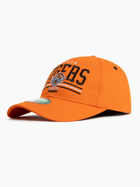 Wests Tigers NRL Kids Youths Wordmark Low Pro Cap