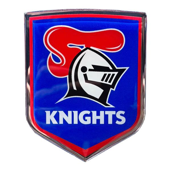 Newcastle Knights NRL Premium Chrome Logo Decal Sticker
