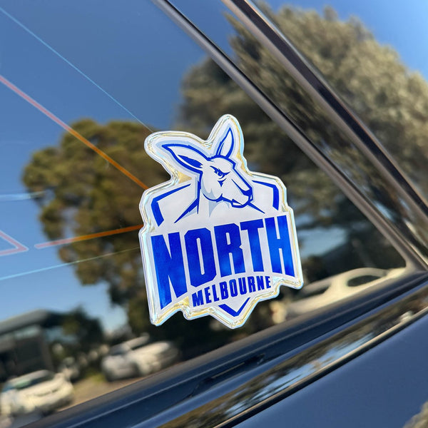 North Melbourne Kangaroos Premium Chrome Car Decal Coated Auto Sticker