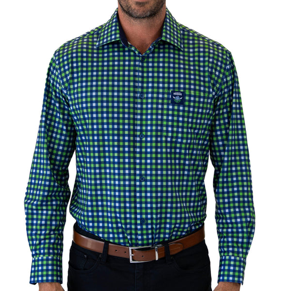 Canberra Raiders NRL Mens Adults 'Crossfield' Dress Shirts