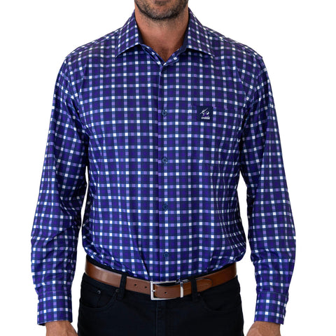 Melbourne Storm NRL Mens Adults 'Crossfield' Dress Shirts