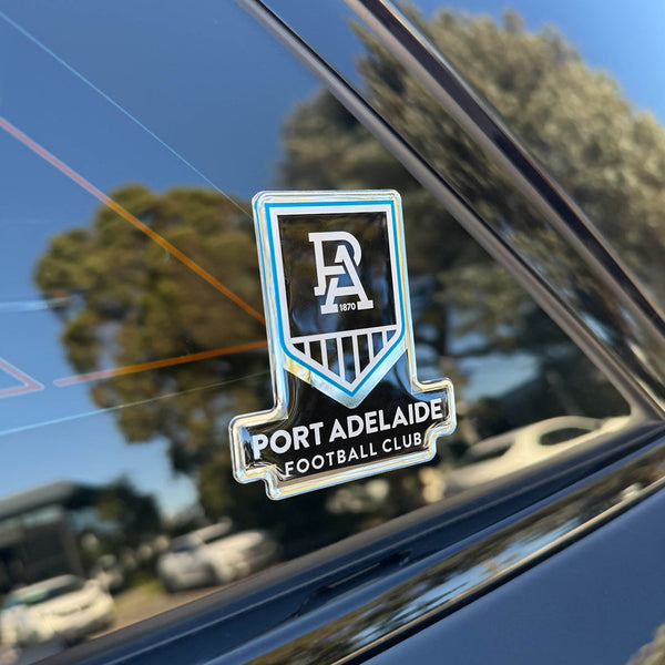 Port Adelaide Power Premium Chrome Car Decal Coated Auto Sticker