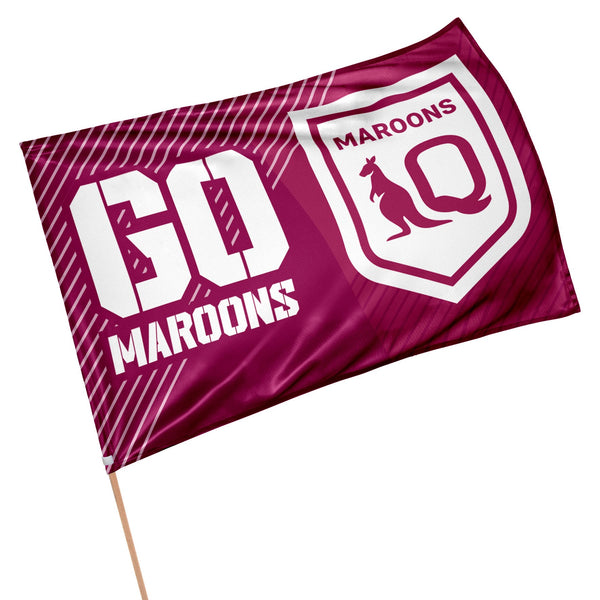 QLD Queensland Maroons State of Origin Game Day Flag (No Pole)