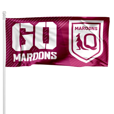 Queensland QLD Maroons State of Origin Pole Flag