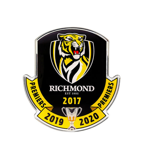 Richmond Tigers Dynasty Chrome Logo Decal Sticker